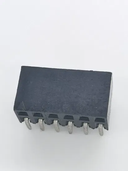 Conector hembra/encabezado hembra de 90 grados de una sola fila de 2,54 mm y 12 pines