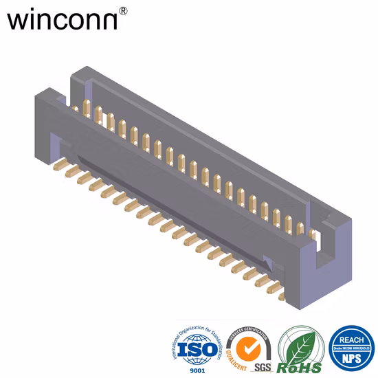 Conector de caja con paso de 1,27 mm, tipo vertical SMT