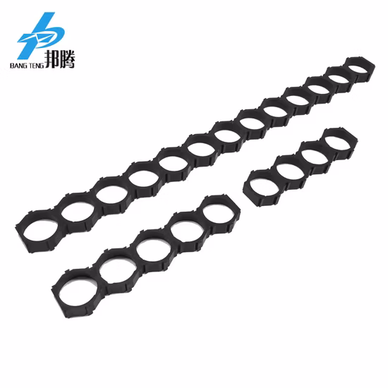 1000PCS Honeycomb Type 21700 Batería de litio Soporte 4p para paquete de batería Almacenamiento de batería Cargador de batería Soporte de batería de celda de plástico