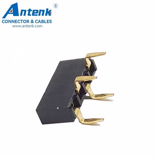 Conector de clavija hembra de 2,54 x 5,0 mm, fila única, huella dividida