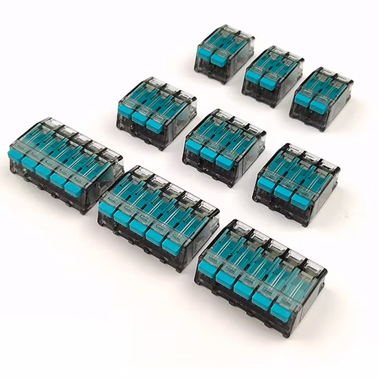 Jinh Electircal Bloque de terminales Conector de cable a presión Conectores de palanca de empalme de potencia rápidos compactos